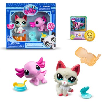 Basic Fun Littlest Pet Shop Collector Set 2 Φιγούρες Με Αξεσουάρ 21 & 25 00527 885561005271