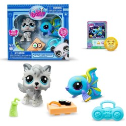 Basic Fun Littlest Pet Shop Collector Set 2 Φιγούρες Με Αξεσουάρ 20 & 24 00526 885561005264