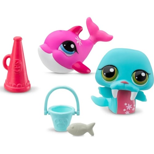 Basic Fun Littlest Pet Shop Collector Set 2 Figures With Accessories 29 & 33 00508 885561005080