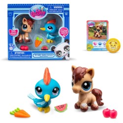 Basic Fun Littlest Pet Shop Collector Set 2 Figures With Accessories 19 & 23 00529 885561005295