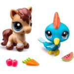Basic Fun Littlest Pet Shop Collector Set 2 Figures With Accessories 19 & 23 00529 885561005295