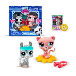 Basic Fun Littlest Pet Shop Collector Set 2 Figures With Accessories 28 & 32 00509 885561005097