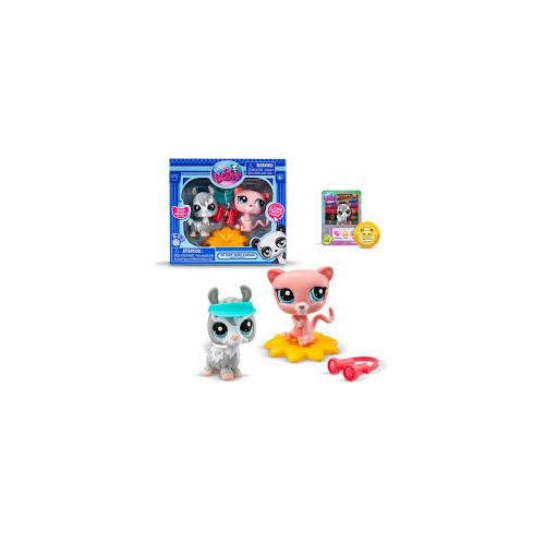 Basic Fun Littlest Pet Shop Collector Set 2 Figures With Accessories 28 & 32 00509 885561005097
