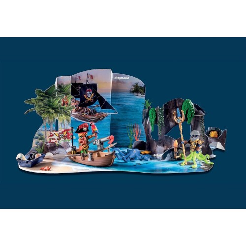 Playmobil Pirates Πειρατές Χριστουγεννιάτικο Ημερολόγιο Ο Θησαυρός Των Πειρατών 71636 4008789716361