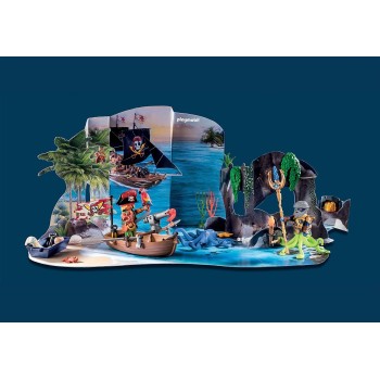 Playmobil Pirates Πειρατές Χριστουγεννιάτικο Ημερολόγιο Ο Θησαυρός Των Πειρατών 71636 4008789716361