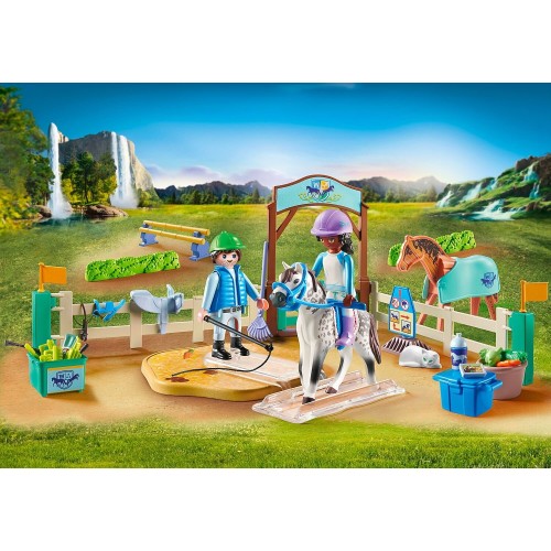 Playmobil Horses Of Waterfall Modern Riding School 71637 4008789716378