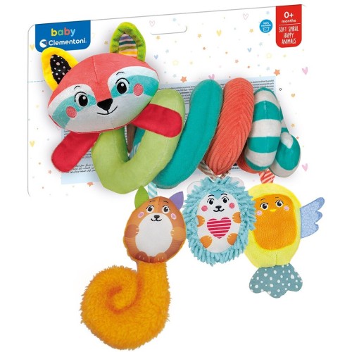 Baby Clementoni Baby Hanging Cradle Happy Animals for 0+ Months 1000-17909 8005125179091