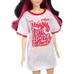 Mattel Barbie Fashionistas Doll 214, Black Wavy Hair With Twist N Turn Dress & Accessories, 65Th Anniversary FBR37 / HRH12 19473