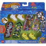 Mattel Hot Wheels Hw 4 Skate & Παπούτσια Skate Hw Half Pipe Pack Παιχνίδι Δραστηριοτήτων/Δεξιοτήτων Finger Board HGT84 / HVM14 1