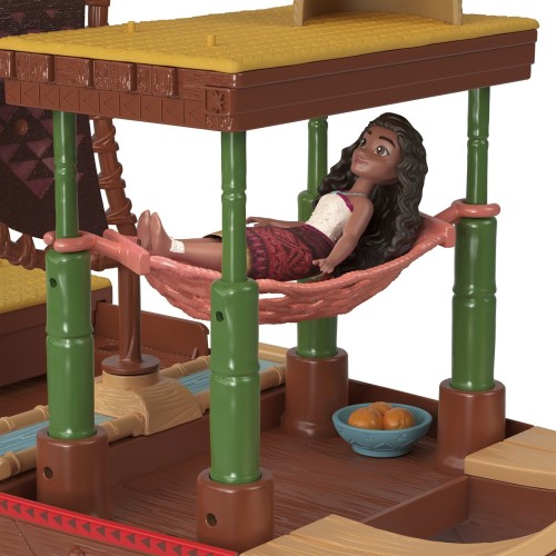 Mattel Disney Βαϊανα - Mini Κουκλες Βαϊάνα & Καράβι Disney Σετ Παιχνιδιών JBT78 194735265237