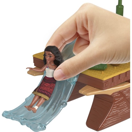 Mattel Disney Βαϊανα - Mini Κουκλες Βαϊάνα & Καράβι Disney Σετ Παιχνιδιών JBT78 194735265237
