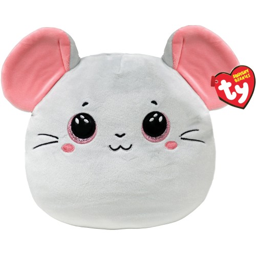 ty Squishy Beanies Catnip Ποντικάκι Γκρι 38εκ 1607-39311 008421393114
