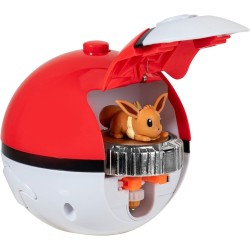 Jazwares Pokemon Battle Spinner Single-Pack Eevee Σετ Μάχης Με Εκτοξευτή JW004397 191726768685