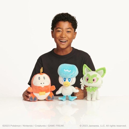 Pokemon Λούτρινο Wave 19 20Εκ - Jazwares Sprigatito JW095217-W19 191726494843