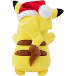 Jazwares Pokemon Plush Xmas W4 (4 Designs) 20Cm - Pikachu With Christmas Hat (Pkw3376) JW002845-W04 191726497929