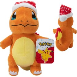 Jazwares Pokemon Λούτρινο Xmas W4 20Εκ -Charmander Red Holiday Starry Hat (Pkw3103) JW002845-W04 191726481836