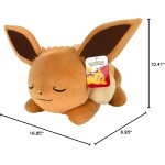 Jazwares Pokemon Plush Eevee With Closed Eyes 45Cm JW000222 191726382713