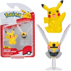 Pokemon Figures W18 (6 Designs) – Jazwares Ninjask With Stand & Pikachu, Pkw3576, JW095007-W18 191726709176