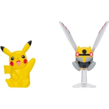 Pokemon Φιγούρες W18– Jazwares Ninjask With Stand & Pikachu, Pkw3576, JW095007-W18 191726709176