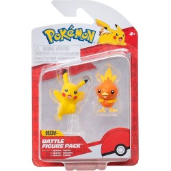 Pokemon Figures First Partner W4 (3 Designs) – Jazwares Torchic & Pikachu, Pkw3591, JW003355-W04 191726709329