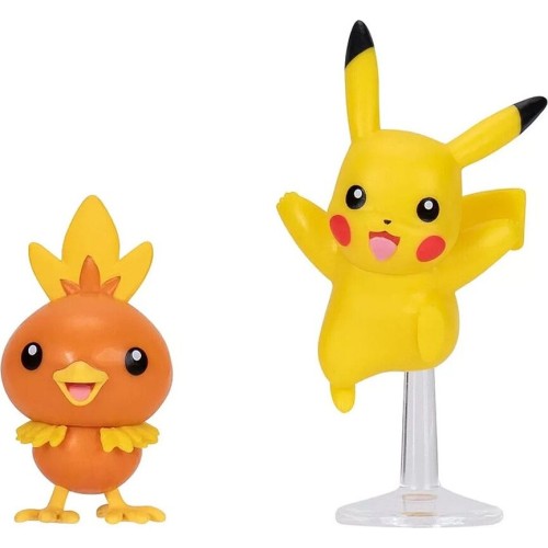Pokemon Φιγούρες First Partner W4 (3 Σχέδια) – Jazwares torchic & pikachu, pkw3591, JW003355-W04 191726709329