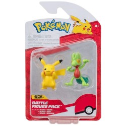 Pokemon Figures First Partner W4 (3 Designs) – Jazwares Treecko & Pikachu, Pkw3593, JW003355-W04 191726709343