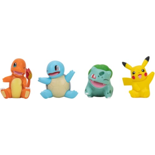 Jazwares Pokemon Match Figure Pikachu, Bulbasaur, Charmander, Squirtle 2 Figure JW002977 191726477716
