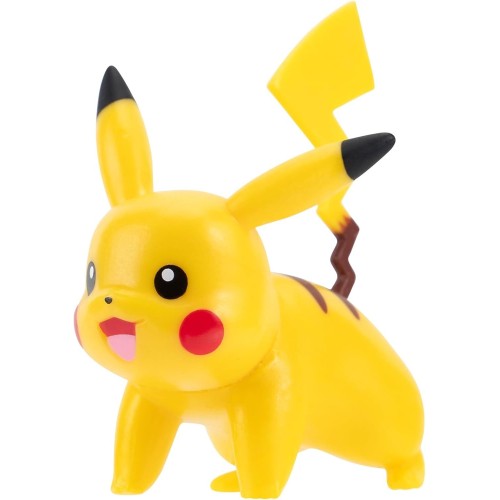 Jazwares Pokemon Pack 6 Battle Figure Figures Set 7, Black, Pkw3613 Pikachu, Cleffa, Omanyte, Kabuto, Riolu & Geodude Wave 7 JW0