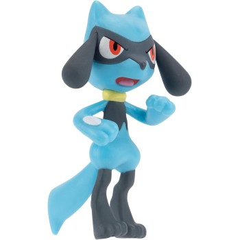 Jazwares Pokemon Pack 6 Battle Figure Figures Set 7, Black, Pkw3613 Pikachu, Cleffa, Omanyte, Kabuto, Riolu & Geodude Wave 7 JW0