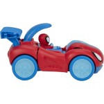 Jazwares Spiderman Marvel Spidey And His Amazing Friends Spidey-Rex Racer - Οχημα 18 Εκ Με Ήχους Που Μεταμορφώνεται Απο Όχημα Σε