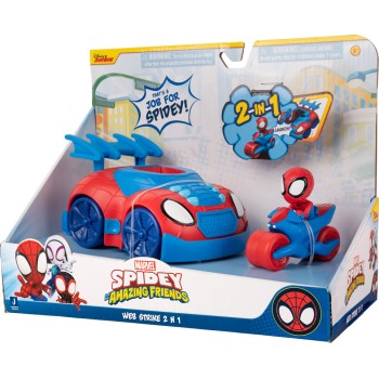 Jazwares Spiderman Spidey 15 Εκ. Όχημα 2 Σε 1 JWS00019 191726398622