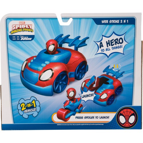 Jazwares Spiderman Spidey Vehicle 15 Cm 2 In 1 JWS00019 191726398622