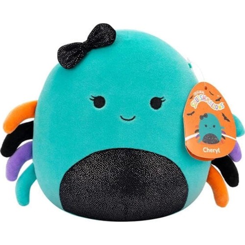 Jazwares Squishmallows Halloween - Λούτρινα Wave 2Α 19Εκ - Cheryl The Spider, Γαλαζια Αραχνη, Sqhw00872, JWSQ0895 196566454439
