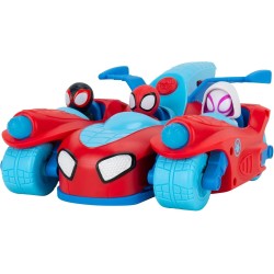 Jazwares Spiderman Spidey And His Super Friends SNF0346 - Team Split Racer, 3 In 1 Vehicle With Sound, From 3 Years JWS00346 191