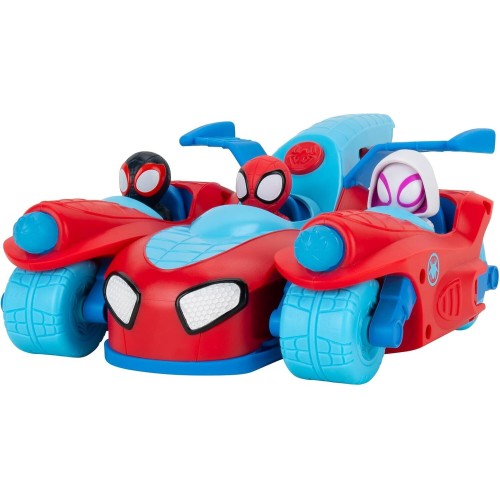 Jazwares Spiderman Ο Spidey Και Οι Super Φίλοι Του Snf0346 - Team Split Racer, Όχημα Αγώνων 3 Σε 1 Με Ήχο JWS00346 191726763123