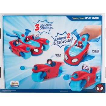 Jazwares Spiderman Ο Spidey Και Οι Super Φίλοι Του Snf0346 - Team Split Racer, Όχημα Αγώνων 3 Σε 1 Με Ήχο JWS00346 191726763123
