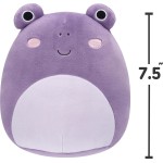 Jazwares Squishmallows- Λούτρινα 19Cm W3Β Bren Ο Μεγαλοπατούσας Philomena Μωβ Βάτραχος JWSQ4064-E 196566452435