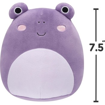 Jazwares Squishmallows- Λούτρινα 19Cm W3Β Bren Ο Μεγαλοπατούσας Philomena Μωβ Βάτραχος JWSQ4064-E 196566452435