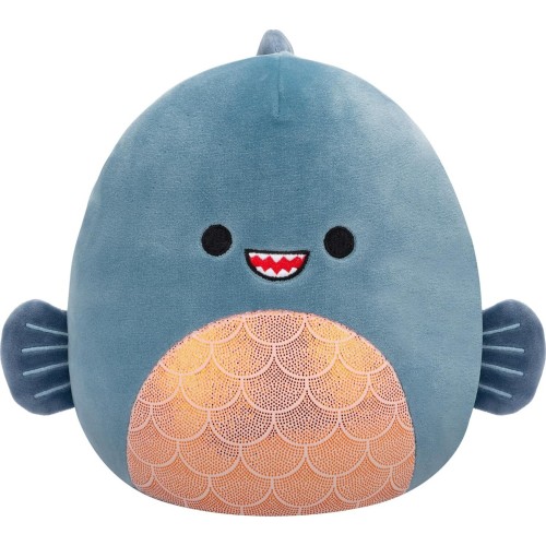Jazwares Squishmallows  7.5 Inch - Kurtz The Teal Piranha JWSQ4064-E 196566452428