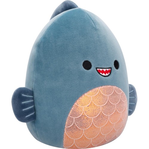 Jazwares Squishmallows  7.5 Inch - Kurtz The Teal Piranha JWSQ4064-E 196566452428