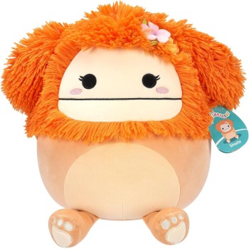 Jazwares Squishmallows SQCR05428 - Shasta The Bigfoot With Flower 30 Cm, Official Jaundice Plsch, Super Soft Cuddly Toy JWSQ4130