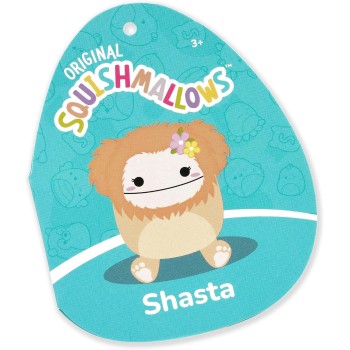 Jazwares Squishmallows SQCR05428 - Shasta The Bigfoot With Flower 30 Cm, Official Jaundice Plsch, Super Soft Cuddly Toy JWSQ4130