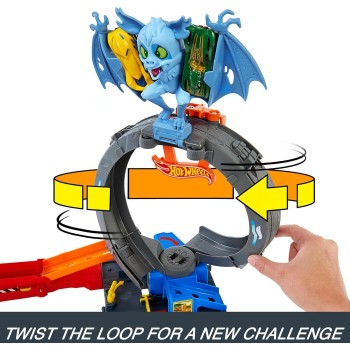 Mattel Hot Wheels Bat Loop Attack Playset HDR29 / HTN78 194735195084