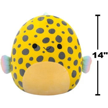 Jazwares Squishmallows - Soft Toy Wave 3G 35Cm - Dayton The Fish JWSQ4226-B 196566418202