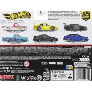 Mattel Hot Wheels Car Culture Audi S4 Quattro & Audi R8 LMS HBL96 / JDY82 194735291762