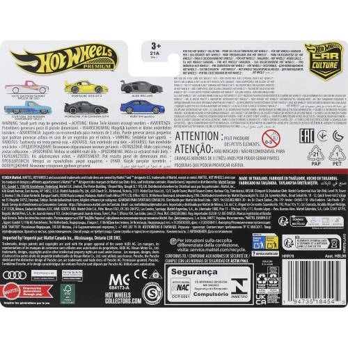 Mattel Hot Wheels Car Culture 1975 Datsun Sunny Truck (B120) & Custom '93 Nissan Hardbody (D21) HBL96 / HRR78 194735184545