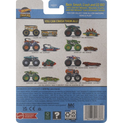 Mattel Hot Wheels Monster Trucks Race ACE Combo Pack GRH81 / HWN38 194735217366