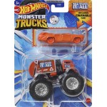 Mattel Hot Wheels Όχημα Monster Trucks Με Αυτοκινητάκι Will Tra Όχημα Παιχνίδι GRH81 / HWN46 194735217434