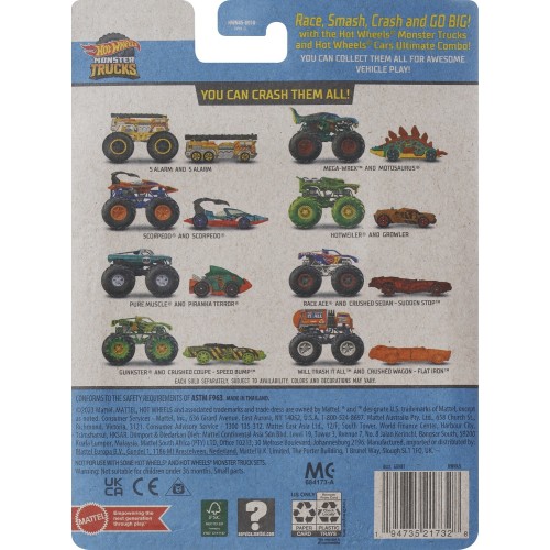 Mattel Hot Wheels Monster Trucks Scorpedo Combo Pack GRH81 / HWN45 194735217328