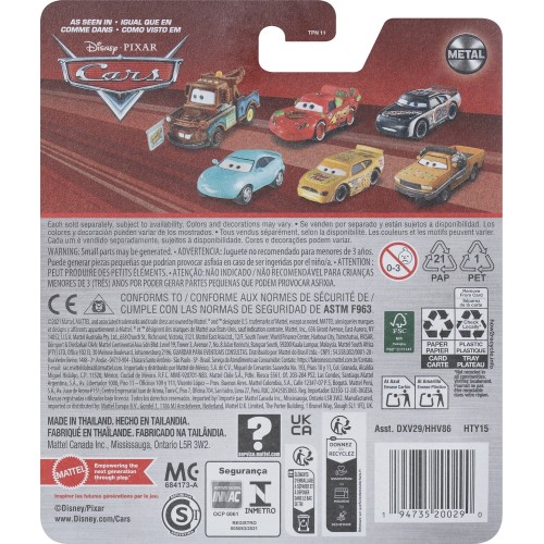 Mattel Disney Cars Disney Pixar Cars Disney And Pixar Cars Snot Rod DXV29 / HTY15 194735200290